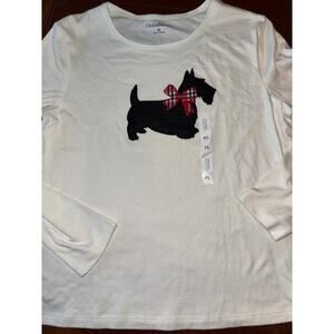 CROFT & BARROW - NEW - PETITE LARGE PL SHIRT